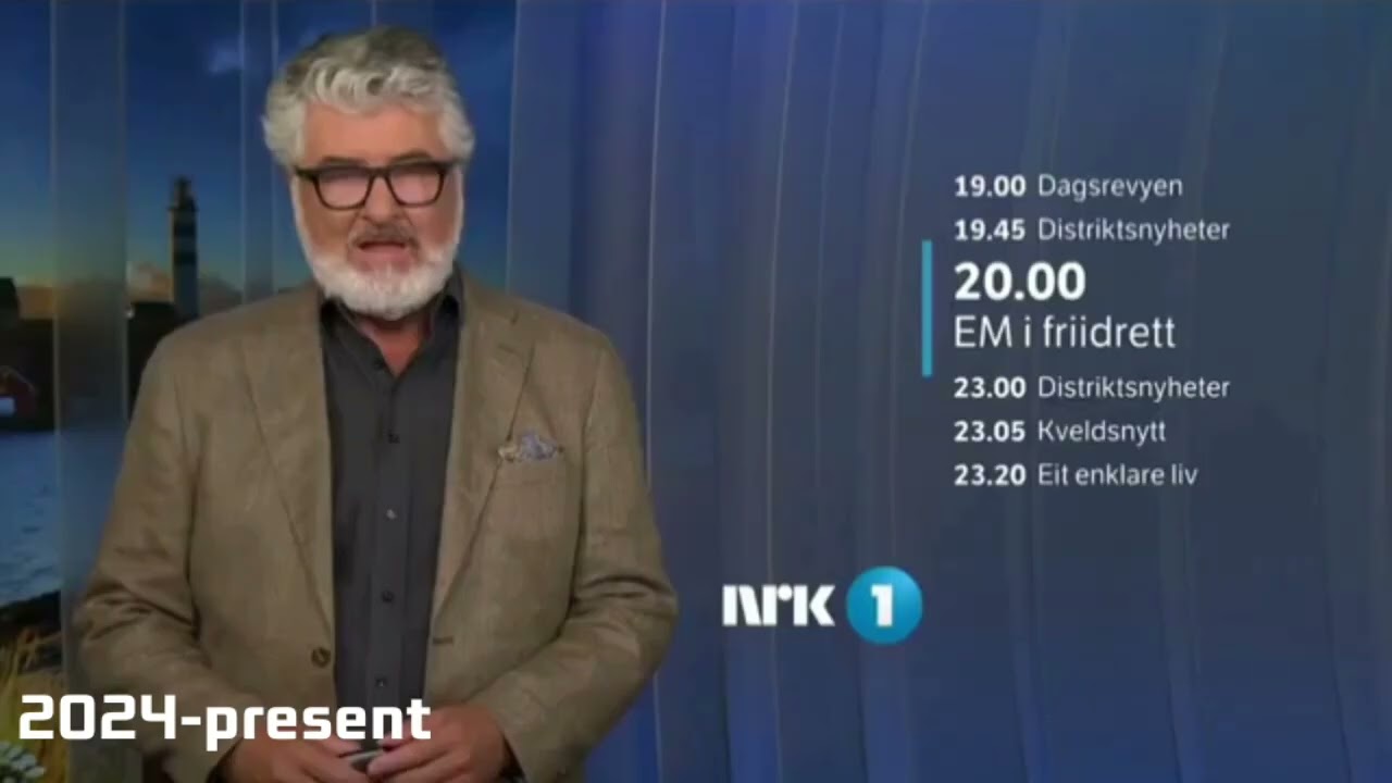 NRK 1 Ident History