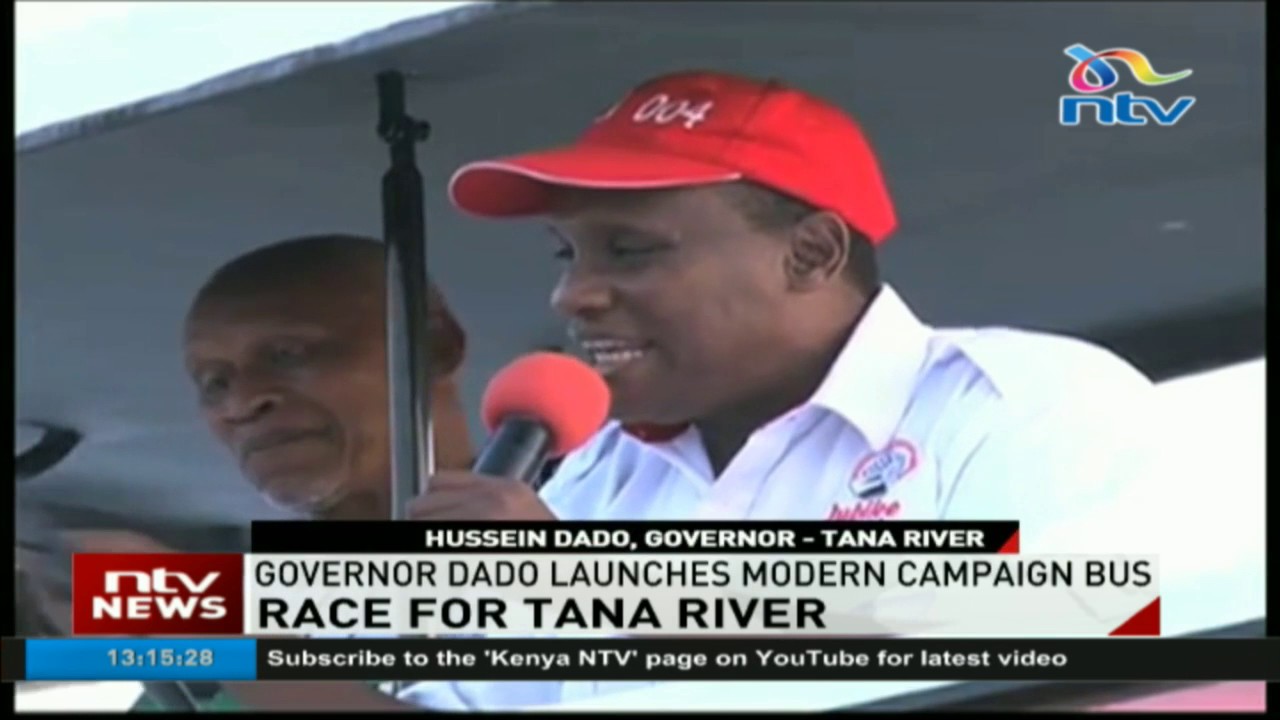 Governor Hussein Dado launches modern campaign bus