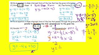 Ch 4 Study guide and practice test solutions