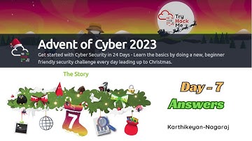 Advent of Cyber 2023 - Day 7  Writeup with Answers by Karthikeyan Nagaraj | TryHackMe - part 2