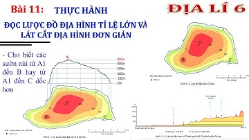 bài 11 thực hành đọc lược đồ địa hình tỉ lệ lớn và lát cắt địa hình đơn giản