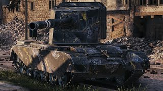 FV4005 Stage II - 5 ФРАГОВ - 11,4К ДАМАГА World of Tanks