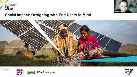 Efficiency for Access Design Challenge 2021-2022 – Social impact: Designing with end users in mind