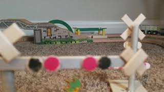 Wooden railroad crossing custom 2