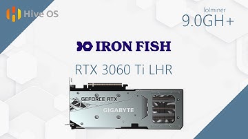 IRONFISH Mining - 3060 Ti Hashrate and Overclock - Hiveos