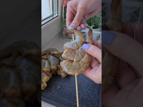 Королевские Креветки 🦐 на гриле 🔥