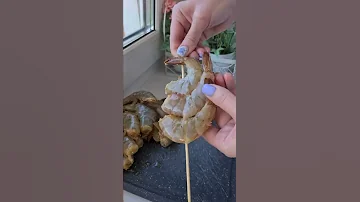 Королевские Креветки 🦐 на гриле 🔥