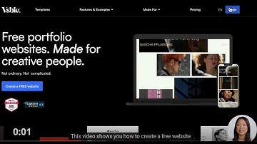 Vsble - Create a free website in under 4 minutes