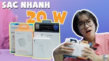 TOP 5 CỦ SẠC NHANH 20W TỐT NHẤT DÀNH CHO IPHONE 13 SERIES | Minh Tuấn Mobile