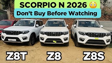 Scorpio N 2026 Z8 Select VS Z8 VS Z8T 🔥| Scorpio N Best Variant | Best SUV Under 20 Lakhs