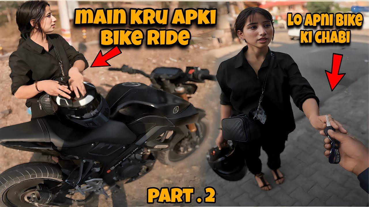 cute girl Ne Meri bike ride ki /Yamaha MT15
