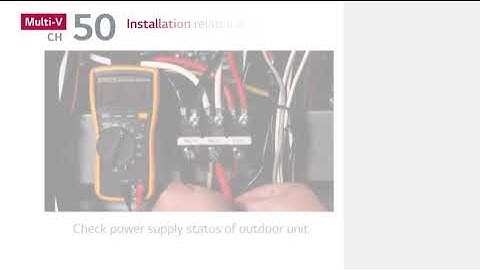 Lg CH 50 and 54 Error Codes