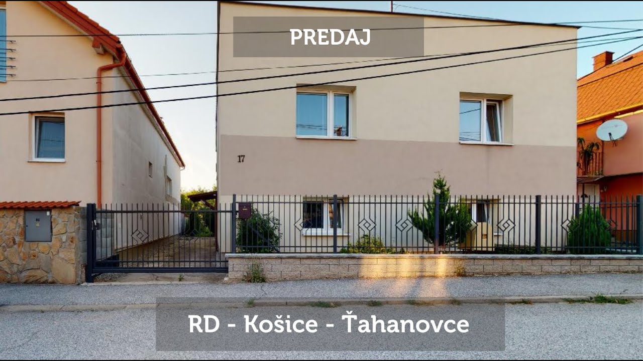 PREDAJ: 6 izb. RD - Košice - Ťahanovce