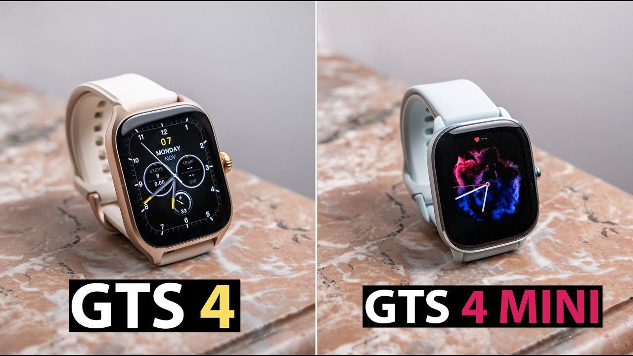 ⚪️ Amazfit GTS 4 vs Amazfit GTS 4 Mini COMPARATIVA en ESPAÑOL ⌚️ ¿Merece la  pena pagar más? 