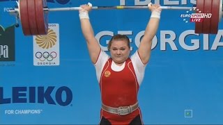 2015 European Weightlifting Championships Women's +75 kg \ Тяжелая атлетика Чемпионат Европы