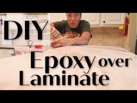 Epoxy over laminate AKA formica