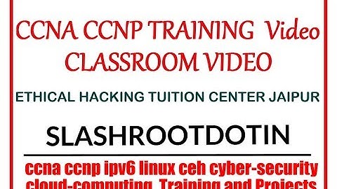 CCNA classroom training at ethical hacking tuition center Jaipur