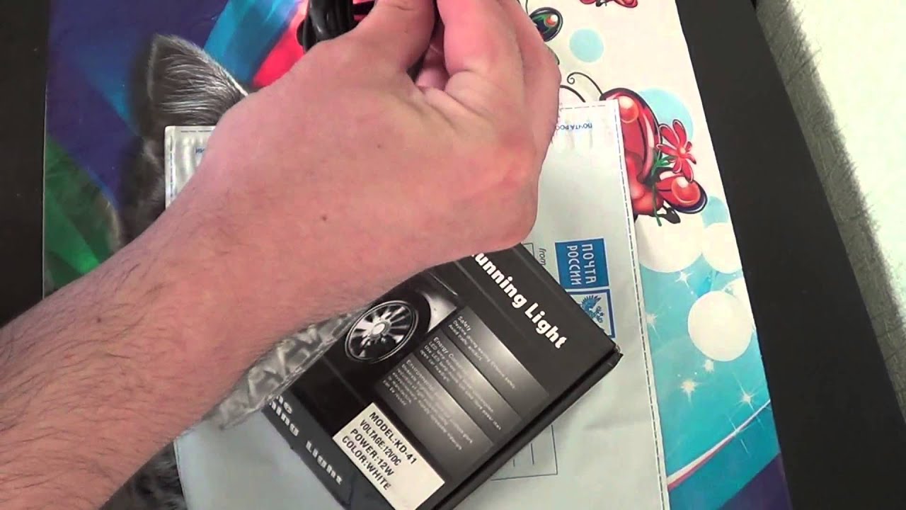 Ходовые огни KD-41 -www.auto-components.ru - YouTube