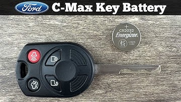How To Replace FORD C-MAX Remote Key Fob Battery 2013 - 2018 DIY Change Replacement CMAX Batteries
