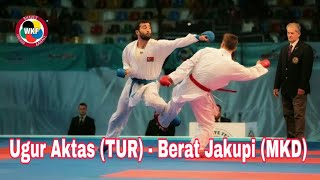 Ugur Aktas (TUR) - Berat Jakupi (MKD) - European Championships 2017 - Final Kumite Male -84 kg