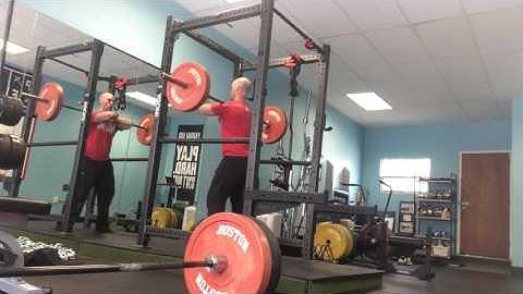 TonyGentilcore.com - Anderson Front Squat - DL Stance/Depth