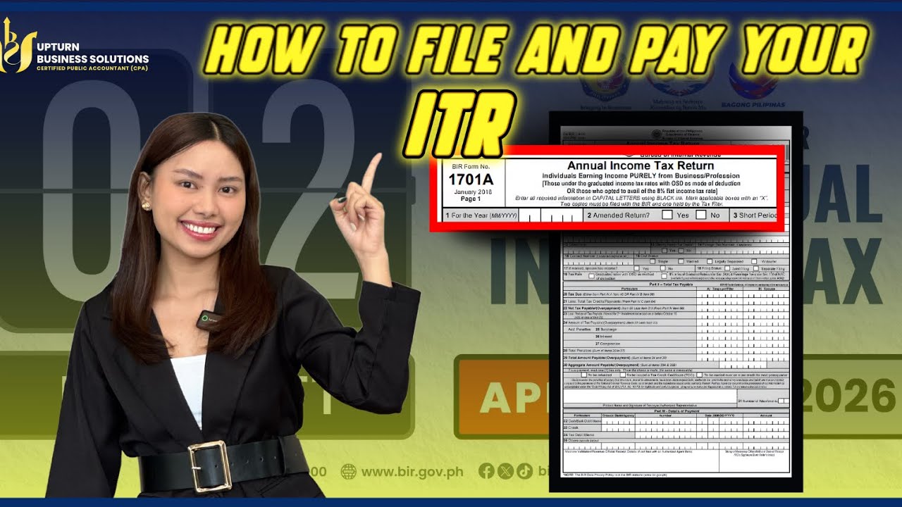 How to file and pay your Income Tax Return: BIR Guide Philippines 2026 ...