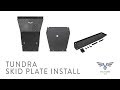 Tundra Skid Plate System Installation