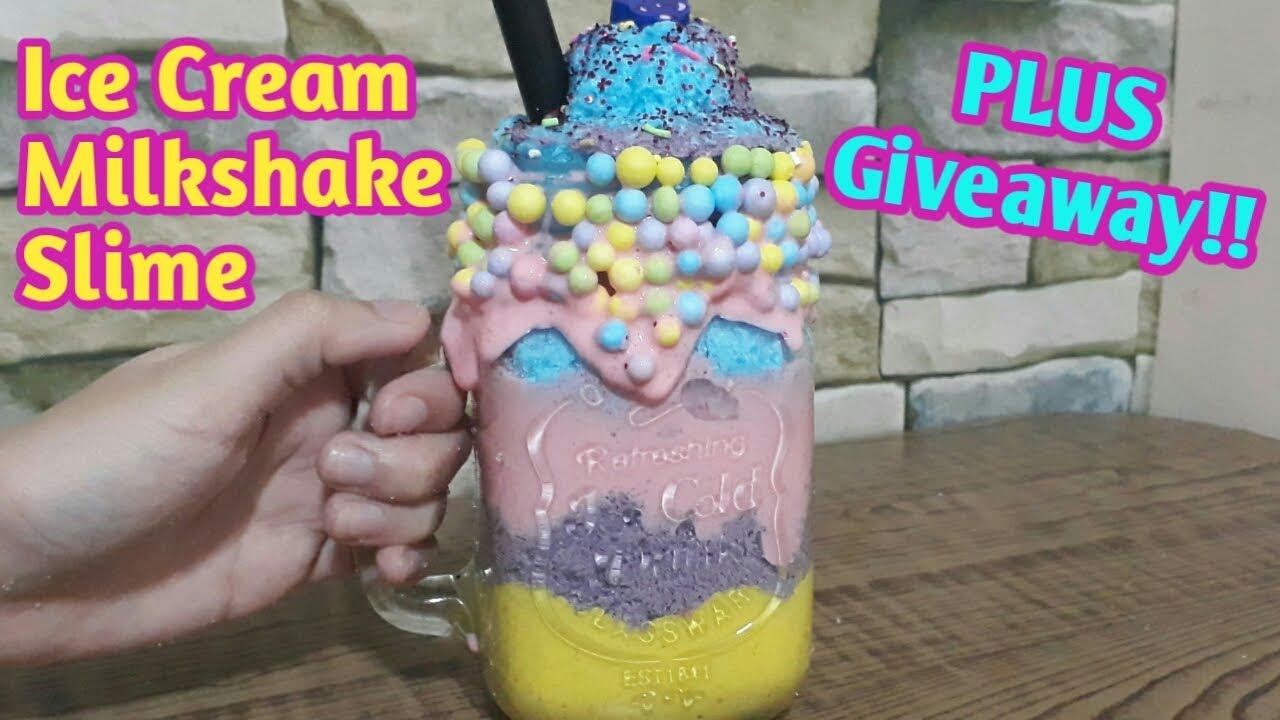 ICE CREAM SLIME + GIVEAWAY (DIY SLIME PHILIPPINES) ICE CREAM