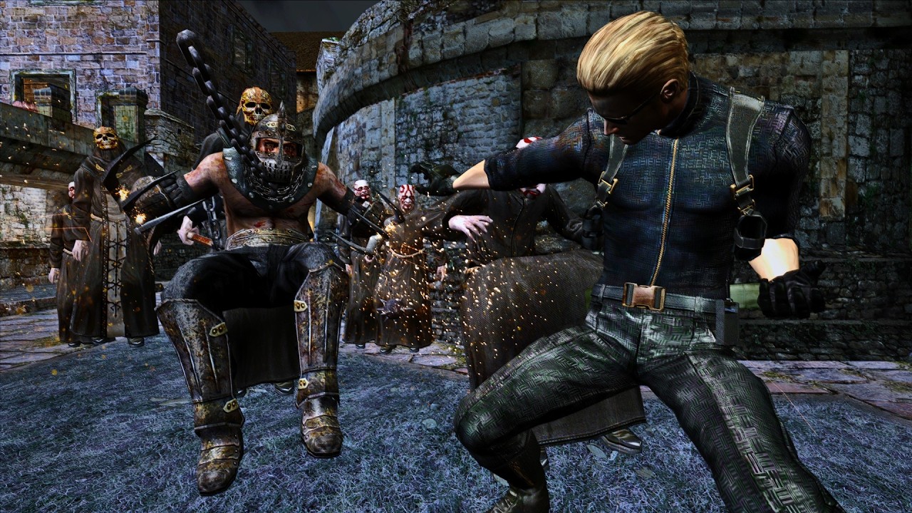 RE5 Wesker Midnight DOMINA a todos los Iluminados - RE4 The Mercenaries Castillo