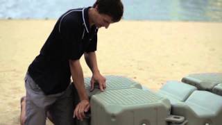 FloatBricks How To: Assemble V-Brick floating docks