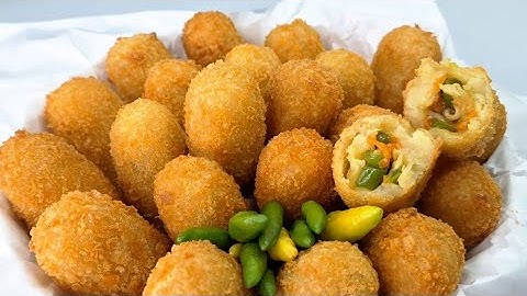 Kroket  kentang ekonomis ‼️ 1 kg kentang hasilnya banyak banget...