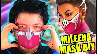 Sub-Zero DIY's Mileena's Mortal Kombat 1 Mask by Parton Prints | MK1 Parody Review!