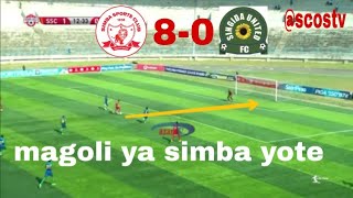 SIMBA 8-0 SINGIDA UNITED. MAGOLI YOTE YA SIMBA LEO WAFUNGAJI SIMBA LEO NA SINGIDA