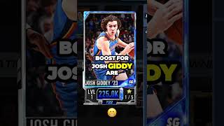 Boost These Stats For Josh Giddey In NBA 2K Mobile