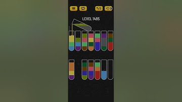 Water sort puzzle level 1495