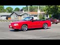 Spotted that Ford Mustang GT Foxbody Convertible in Hometown, Illinois again.