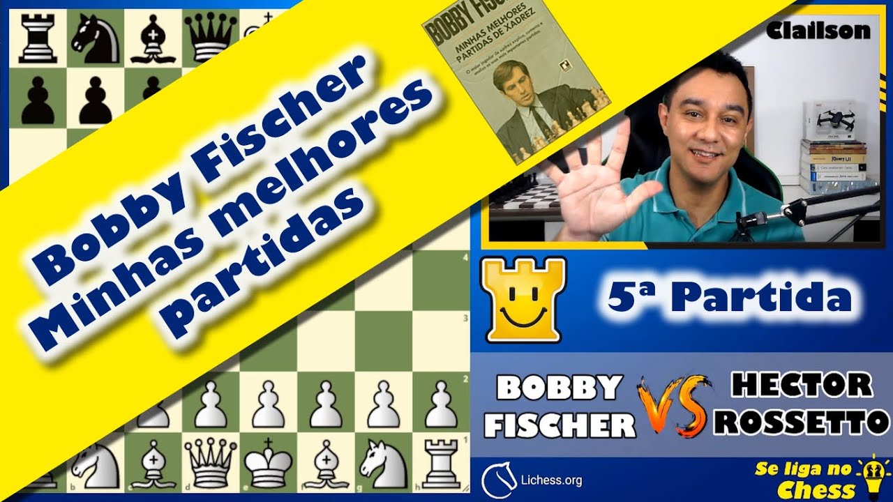 Bobby Fischer. Minhas melhores partidas do livro de Bobby Fischer. #4