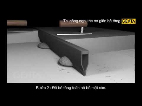 Video: Khe co giãn sàn bê tông: công nghệ, quy chuẩn và quy phạm