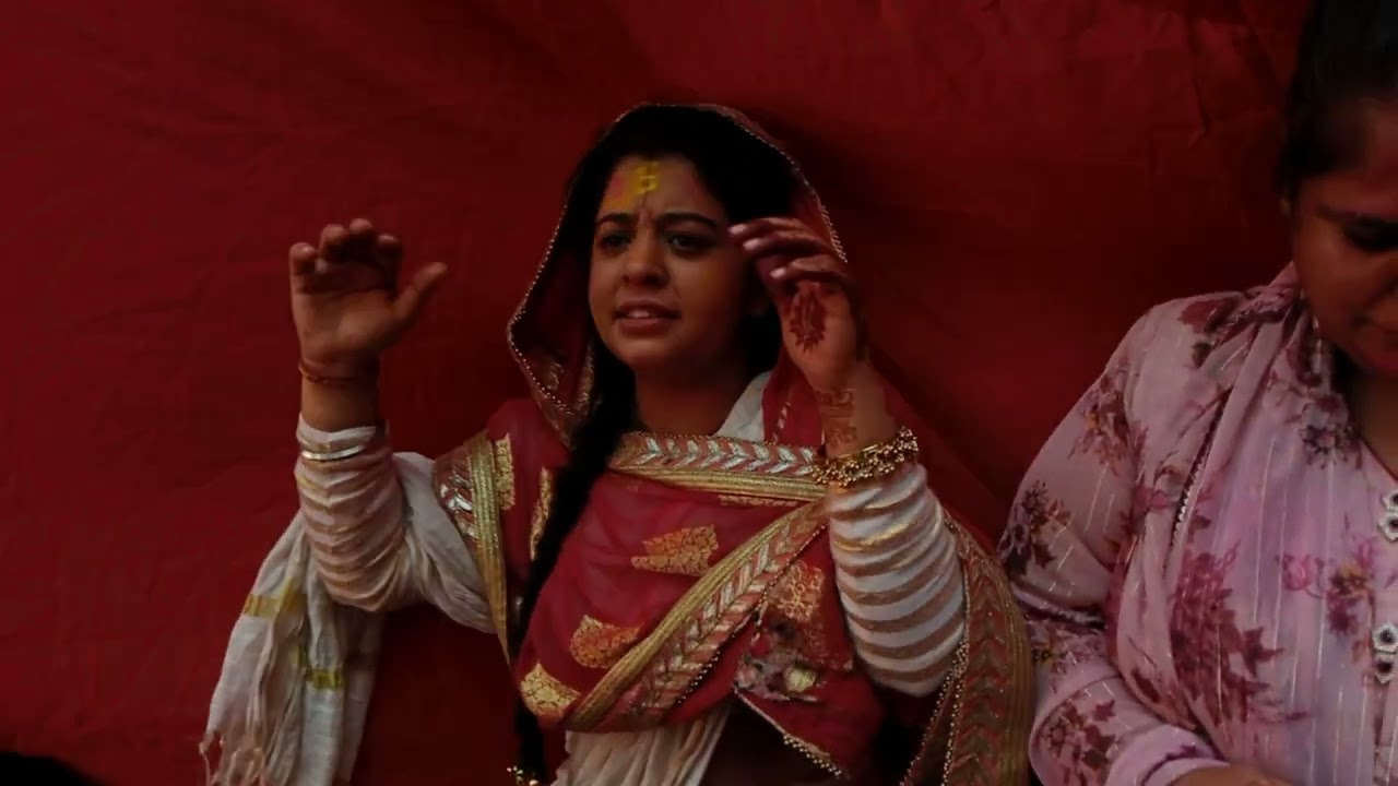 Mandir shree ladli ji maharaj Holi utsava 🫟🎉 || holi khele kuwar kishori chandni chowk 