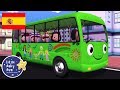 Canciones Infantiles | Las Ruedas del Autobús Verde | Dibujos Animados | Little Baby Bum en Español