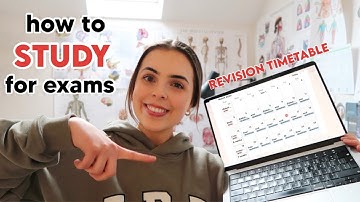 THE FAIL PROOF REVISION TIMETABLE - how to efficiently study & revise for exams