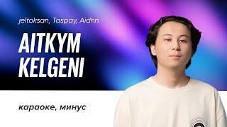 Jeltoksan. Feat. Taspay, Aidhn - Aitkym Kelgeni | Караоке, Минус