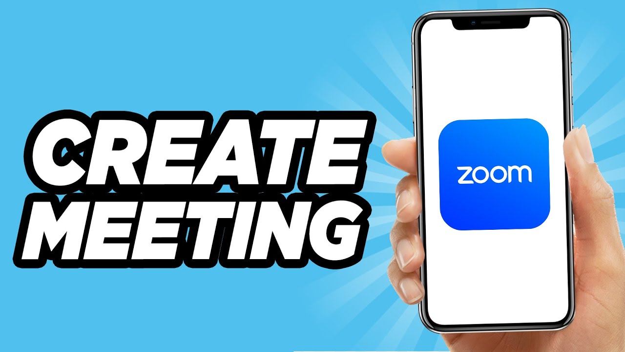 How to Create Zoom Meeting on Mobile - YouTube