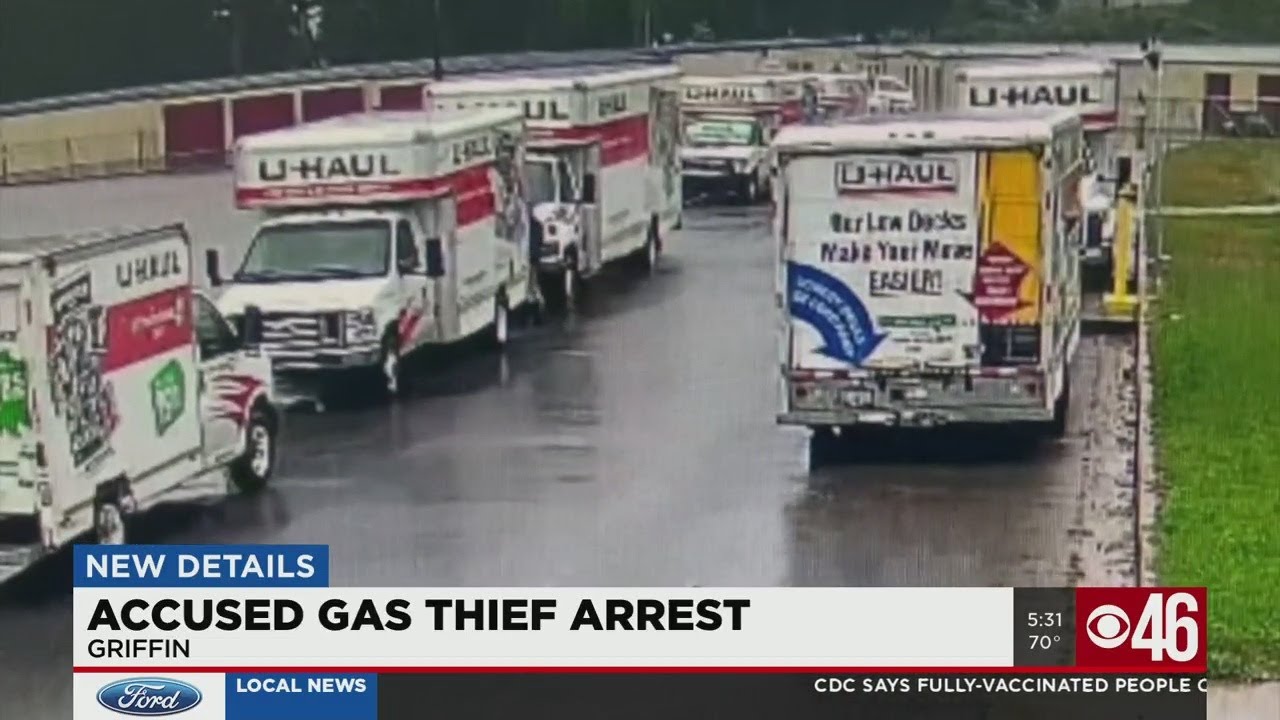 Man accused of drilling hole in Uhaul truck gas tank, stealing gallons