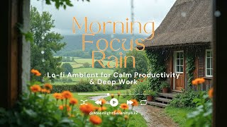 🌧️☕ Morning Focus Rain – Lo-fi Ambient for Calm Productivity & Deep Work