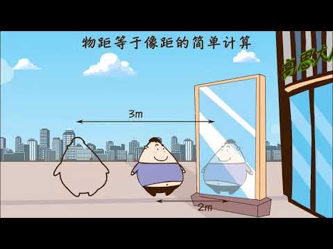 8上 04光现象 03平面镜成像 02物距等于相距的简单计算