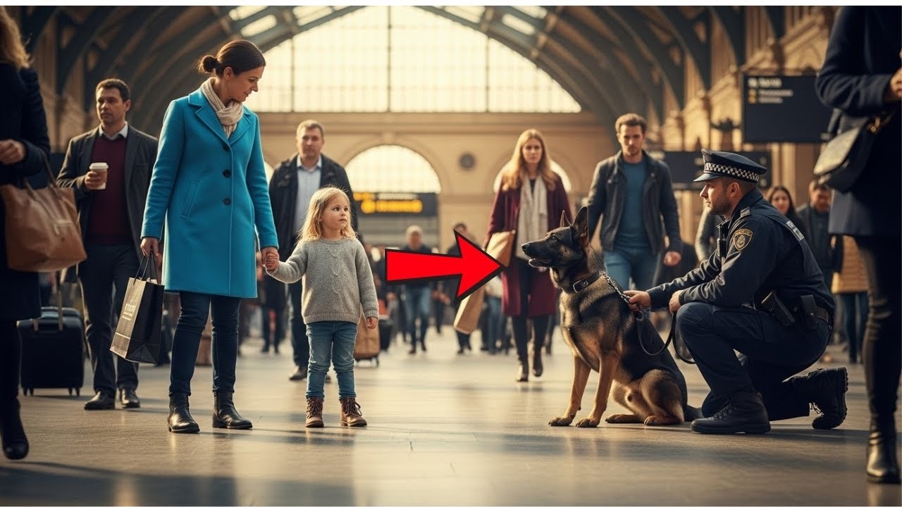 Little Girl Gave a Silent Signal — The Police Dog’s Reaction Stunned the Entire Station