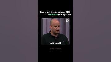 Execution Matters More Than Ideas – Lessons from Spotify’s Founder