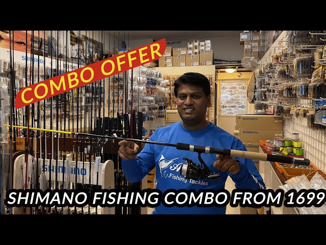 Shimano Fishing Rod Reel Combo From 1699₹, Anglers Fishing Tackles