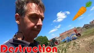 Destruction des carottes / semis RGI